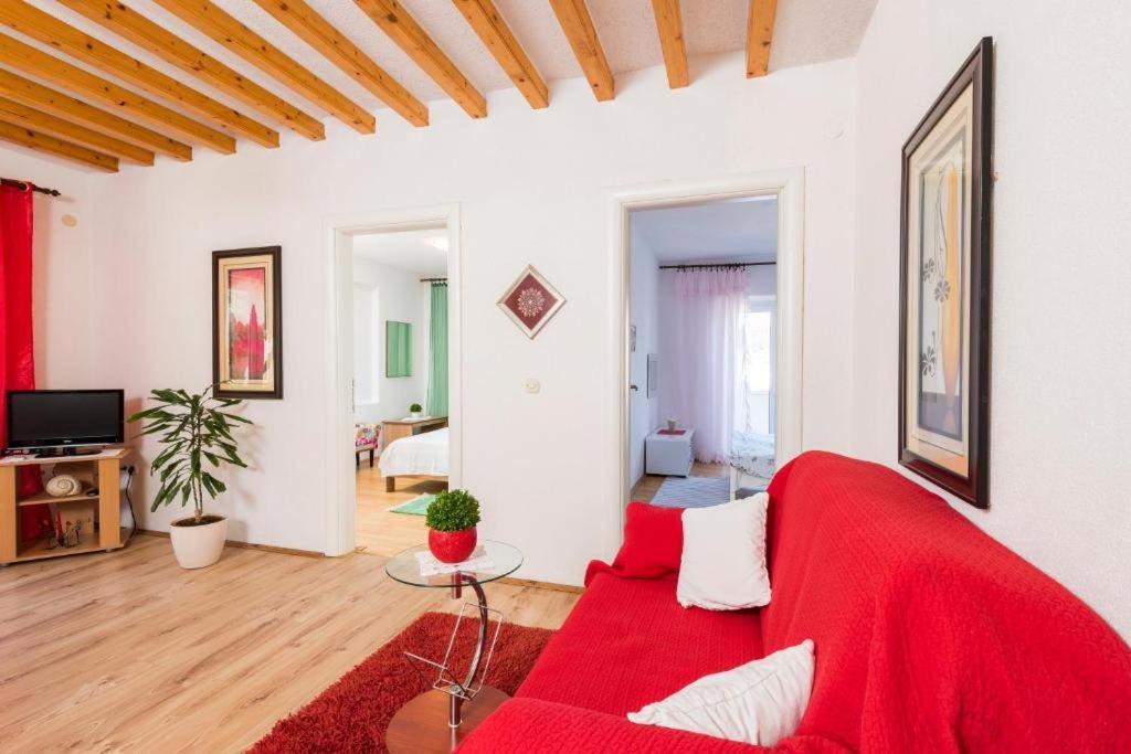 Sunset House With Seaview Apartment Hvar Town Bagian luar foto